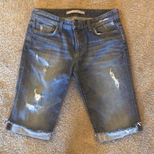 REDUCED! Joe’s Jeans- cut off long shorts- 28